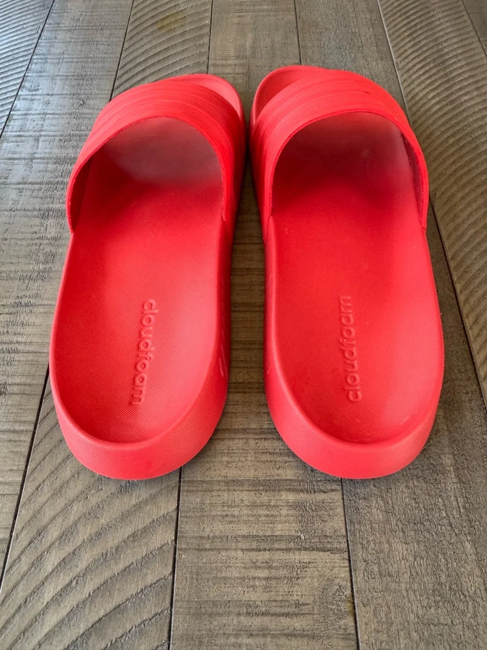 adidas - Adidas Racer TR Slides Red Slide - Sandals Men’s Size 10